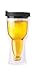 Asobu Brew 2 Go Double Wall Insulated Acrylic Beer Tumbler, 18-Ounce, Black