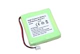 Produkt-Bild: AKKU Ni-MH 600mAh 2.4V passend f&uuml;r MEDION ersetzt 5M702BMX, GP0827, GP0845