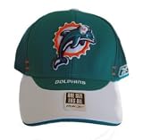 NFL Reebok Fitted Mesh Hat - Miami Dolphins