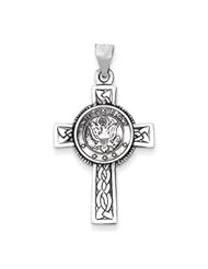 US Army Cross Pendant-Sterling Silver US Army Cross Pendant