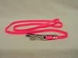 Single Thick Nylon Lead with Swivel Snap, 3/8" x 6' Hot Pink