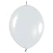 Mayflower Balloons 29986 Inch 6 Inch Link-O-Loon Fashion White Latex Pack Of 100