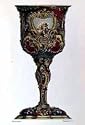 Art Poster Print - Regal Chalice I - Artist: Pequenot- Poster Size: 24 X 18