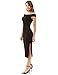 PattyBoutik Women's Off Shoulder Sleeveless Split Dress