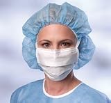 ^Hypoallergenic Surgical Mask - Hypoallergenic Surgical Mask, With Ties, White Min.Order is 1 CS ( 6 box / Case; 300 Each / Case; )