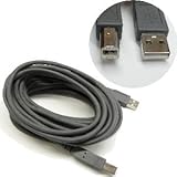 �A�N���X USB�P�[�u�� 5m A�^�C�v �I�X-B�^�C�v �I�X �_�[�N�O���[ �V�[���h��20AWG ASB808