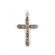 Silver Marcasite Cross Pendants, Size: 29mm
