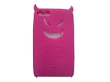 iPod Touch 2 /iPod Touch 3専用カバー　シリコンタイプケース 【iPodがカッコいい悪魔に変身!?】　デビル ピンク（梅の花色） devil pink