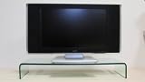 TV-Aufsatz aus Glas, Auflage für Sideboards, Anrichten und Anbauwände für Plasma- u. LCD LED TV 90cm breit