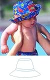 Beanie Hat (Navy/Red/L Blue) Size 2: 2-4 yrs