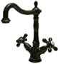 Elements of Design ES1435AX Heritage Mono Deck Mount Bathroom Faucet, 6-1/2" Spout Reach, Oil Rubbed