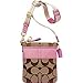 Coach Signature Stripe Swingpack Messenger Bag 41495 Pink