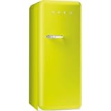 Smeg FAB28RVE1 Apfelgrün Stand Kühlschrank mit Gefrierfach FAB28RVE1