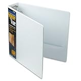 Cardinal 16803 - SpineVue Round Ring View Binder, 2 Capacity, White-CRD1680 ....