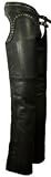 First MFG Women's Low Rise Leather Chaps With Studs. Hip Hugging. FIL750-NOC