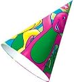Barney - Party Supplies - Cone Hats