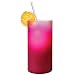 Tropical Cooler Frosted Glass Light with Lemon Slice - Pink (8)