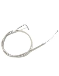 Motion Pro 39 Armor Coat Braided Steel Throttle Cable For Harley-Davidson OEM# 56356-96 56736-96 & 56523-02 (56356-96)