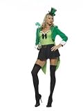 2Pc. Clover Leprechaun Incl Underwire Dress W/Bow & Clover Applique And Jacket