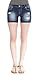 Angels Jeans Juniors Destructed Denim Mid Thigh Shorts