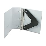 Wilson Jones 386 Line Basic D-Ring View Binder 8.5 x 11 Sheet Capacity 4 - White (W386-54WA)