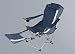 Camping-Stuhl mit Armlehne und