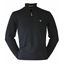 2009 Lyle & Scott Green Eagle Half Zip Cotton Sweater