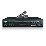 RJ Tech RJ4200 Karaoke Player with 2 Microphones (Black)