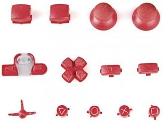 13 Red Controller Thumbsticks D-pad Buttons Set for PS3 Playstation PS 3