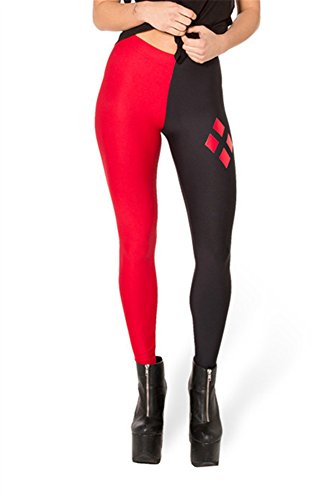 Anvoro Women's Designed Digital Print Stretch Leggings(Harley Quinn)