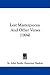Lost Masterpieces: And Other Verses (1904)