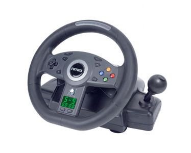 Childrens Toyshop  Video Games : Joytech Nitro Racing Wheel (Xbox 360)