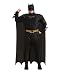 Rubies Men's Deluxe Muscle Chest The Dark Knight Batman Costume, Plus Size, Black, Plus Size