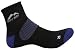 Adults More Mile cushioned LONDON running sock in Black