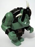 Green Troll ~ Lego Minifigure (Large) with Club included~ from set # 7097 Troll's Mountain Fortress