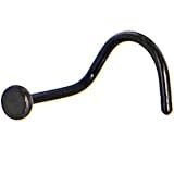 Black FLAT Anodized TITANIUM Nose Ring