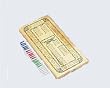 4-Track Natural Finish Cribbage Board - Cribbage Sets