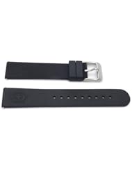 Genuine Swiss Army Black Rubber 17mm Maverick II Series Watch Strap