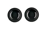 Emile Henry 9-inch Soup/Pasta Bowls, Set of 2, Black