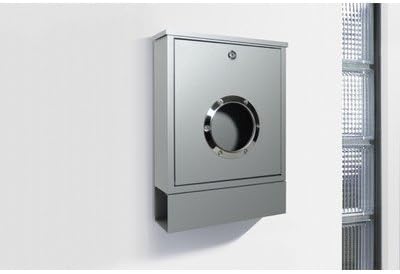 Letterman Wall Mounted Mailbox Color: Silver