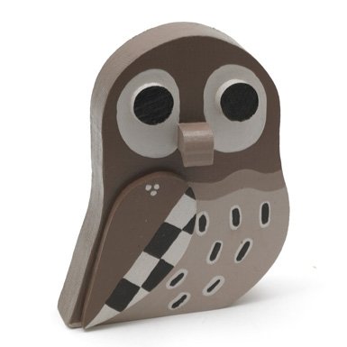 Little Owl'' Wooden Bird by Matt Sewell||EVAEX