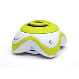 Kinivo ZX100 Mini Portable Speaker with Rechargeable Battery and Enhanced Bass Resonator (Green, White)
