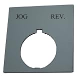 EATON HT8SP21 Standard Legend Plate,Jog Rev.