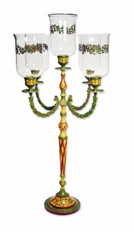 Gathered Garden Candelabra