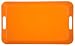 Zak Designs 20 by 12-Inch High Sided Melamine Tray, Orange
