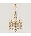Fine Art Lamps 714640-2 Encased Gems 24 Light Large Foyer Chandelier in Gold with Neutral Smoky Quartz crystal