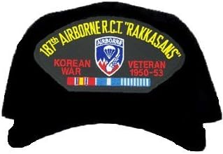 U.S. Army 187th Airborne R.C.T. Korean War Veteran Cap w/ Free U.S. Flag Lapel Pin