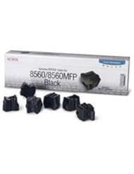 Single Detail Page Misc: OEM Xerox 108R00727 Black Solid Ink (6 Pack) for Phaser 8560 & 8560MFP - Xerox