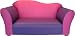 Wave Kids Sofa by Fantasy Furniture - Pink / Purple Leather