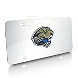 Jacksonville Jaguars 3D Logo Stainless Steel License Plate by NFL Football